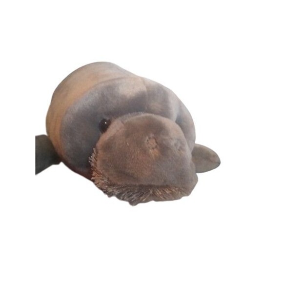 Wild Republic Super Soft Plush Manatee 18” Sea Cow Stuffed Aquatic Animal - Picture 1 of 5